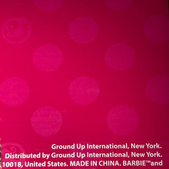 Mattel Barbie Pink Slipper Size 9/10 NIB - Picture 4 of 4